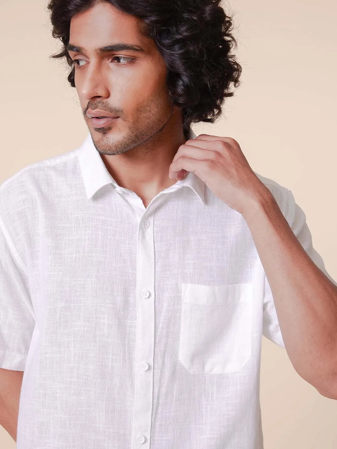 Cotton Half-sleeve Shirt - Nityam