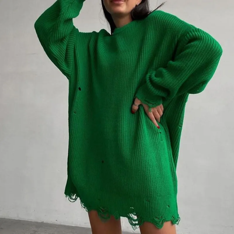 Joskaa hoco dresses Autumn Elegant Solid Office Lady Mini Dress Women Turtleneck Warm Winter Sweater Dress Casual Long Sleeve Knitted Pullover Dress