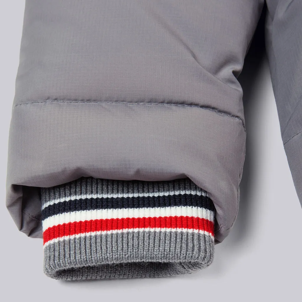 Thom Browne Kids 4-Bar Down Jacket